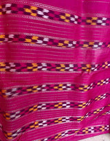 NIRMALA- IKKAT ELEGANCE, MUSTARD AND PINK POCHAMPALLY SAREE BRILLIANCE       "