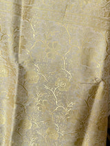 AKRITI- ELEVATE EVERY OCCASION, OCHRE BANARASI SILK