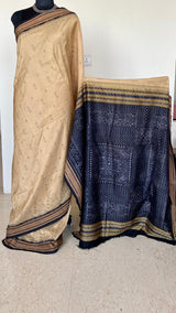 CHANDRANI- SAMBALPURI SPLENDOR; ELABORATE JHOTI AANCHAL, RUDRAKSHA CHARM, UNIQUE PRINT