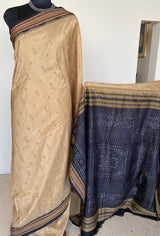 CHANDRANI- SAMBALPURI SPLENDOR; ELABORATE JHOTI AANCHAL, RUDRAKSHA CHARM, UNIQUE PRINT