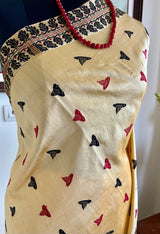 HIMADRI- UNIQUE ASSAMESE SILK WITH JAAPI, RHINO AND PEACOCK MOTIFS