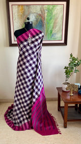 SUGANDHI- KATTAM KANJIVARAM IN ELEGANT CHECKS