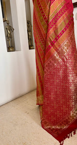 GULNAR — A BANARASI SILK WHERE FLORALS TAKE CENTRE STAGE