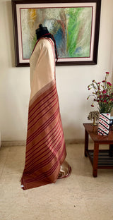 ARITA — VIDARBHA TUSSAR WITH CLASSIC KARVATI KINAR ELEGANCE