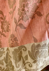 TRIPTA – PINKISH PEACH BANARASI WITH GOLD FLORAL WEAVE