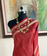 SWAPNALII – SAMBALPURI HANDLOOM WITH BANDHA AND BOMKAI AANCHAL