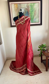 SWAPNALII – SAMBALPURI HANDLOOM WITH BANDHA AND BOMKAI AANCHAL