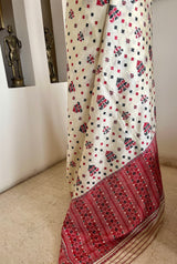 KOPILI - EXQUISITE ASSAM SILK SAREE WITH GOS BUTA