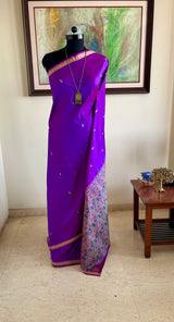 CHITRAYEE – REGAL COIMBATORE SILK WITH UNUSUAL COLOUR PLAY
