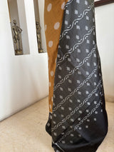 SUREENA — GOLDEN BEIGE AND BLACK CONTEMPORARY ODISHA IKAT