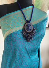 RAJIKA - LIGHT BLUE VINTAGE BANARASI TREASURE
