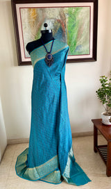 RAJIKA - LIGHT BLUE VINTAGE BANARASI TREASURE