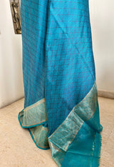 RAJIKA - LIGHT BLUE VINTAGE BANARASI TREASURE
