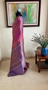SARINA- MAUVE GOLD WHISPERS IN KATAN BANARASI WEAVE