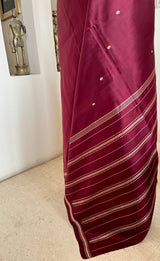 NANGAI- CHOCOLATE KANJIVARAM WITH CHEVRON DIAMOND RHYTHM