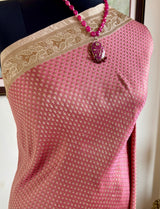 ZAINAB — PASTEL PINK TANCHOI WITH TIMELESS BANARASI GRACE