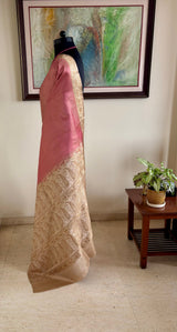 ZAINAB — PASTEL PINK TANCHOI WITH TIMELESS BANARASI GRACE