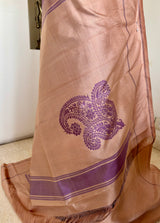 SRIJAYA — NEVER-WORN KANJIVARAM IN MAUVE AND PEACH