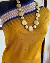 BANASHREE — A STRIKING SAMBALPURI IN MUSTARD GOLD AND PURPLE