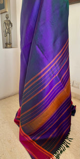 SRAVANI - SHOT KANJIVARAM SILK IN VIBRANT CONTRASTS
