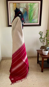 SHRUTANGI – REVERSIBLE 2-IN-1 BLACK MAROON KANJIVARAM