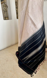 SHRUTANGI – REVERSIBLE 2-IN-1 BLACK MAROON KANJIVARAM