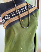 PATRALEKHAA — A STRIKING GREEN SAMBALPURI WITH PASAPALI DETAILS