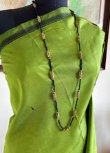RAKSHITA — GREEN KANJIVARAM SILK WITH FISH AND PEACOCK MOTIFS