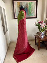 ALEKHIKA — LEAF GREEN SAMBALPURI WITH BANDHA CONTRASTS