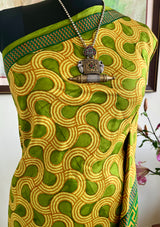 REWANTI – A DREAMY PRINTED SILK DRAPE WITH EFFORTLESS ELEGANCE.