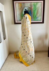 SREEYA – CREAM CHANDERI SILK COTTON WITH TEMPLE MOTIFS