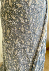 AIRA – GREY PRINTED PURE CHIFFON SAREE