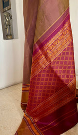 ISHANIYA – KANJIVARAM SILK WITH PEACOCK AND ELEPHANT MOTIFS