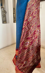 SWAYANSHREE – RARE KHANDUA WITH BANDHA AND TEMPLE MOTIFS