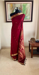 KOMALII – KATAN BANARASI WITH STORYTELLING ZARI WEAVES