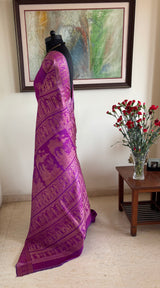 MANJULIKA — A BALUCHARI WOVEN WITH STORIES AND STRIKING COLOUR