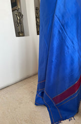 AVRITHA – CLASSIC KANJIVARAM SILK IN RICH PLAIN BLUE