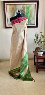 BRINDHA – TWO IN ONE KORVAI VELDHARI KANJIVARAM SILK