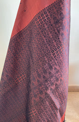 DHARIJA – A VINTAGE KANJIVARAM WITH EXQUISITE FLORAL AND GEOMETRIC WEAVING