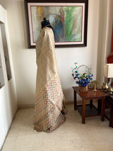 MANNA – SOFT TUSSAR SILK WITH DISTINCTIVE ZIGZAG WEAVING
