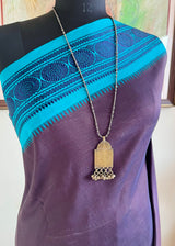 NIRJHARI – KANJIVARAM SILK WITH STRIKING CONTRAST BORDERS