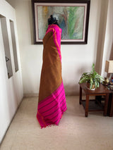 NAYANA – A KANJIVARAM SILK WITH CHECKS AND PEACOCK MOTIFS