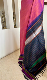 UDBHAVI – SHOT KANJIVARAM WITH AN EXQUISITE WOVEN BORDER