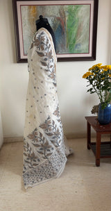DEBINA – EXQUISITE JAMDANI COTTON WITH A BEAUTIFULLY WOVEN AANCHAL