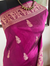 USHOSHI – MAGENTA BALUCHARI WITH MUSICAL NARRATIVE MOTIFS