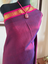 AARSHITA — MAROON KANJIVARAM WITH ZARI PEACOCK MOTIFS