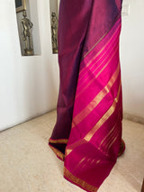 AARSHITA — MAROON KANJIVARAM WITH ZARI PEACOCK MOTIFS