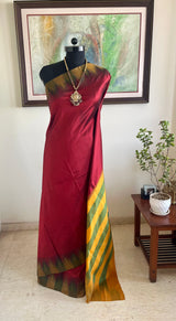 AJAYA — A KANJIVARAM SILK FRAMED BY TEMPLES AND COLOUR