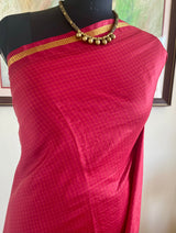 KUSHALA — KATTAM, CHEVRONS AND QUIET KANJIVARAM SILK ELEGANCE