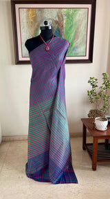 VRITI – CONTEMPORARY KANJIVARAM DEFINED BY COLOUR AND TEXTURED CHECKS